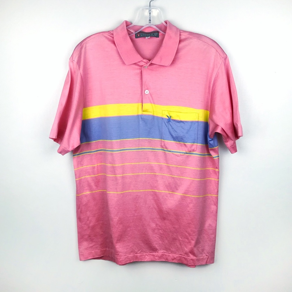 Vintage | Playboy Colorful Retro Polo Shirt